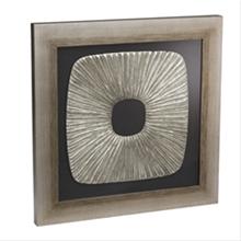 Bild Silverram med inglasad obelisk, Tavla för det moderna hemmet