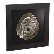 Bild Svartbetsad ram med inglasad obelisk, Tavla för det moderna hemmet