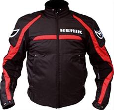 Bild BERIK Textiljacka 5968 Svart/Röd