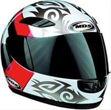 Bild AGV/MDS EDGE DEMON Vit/Svart/Röd