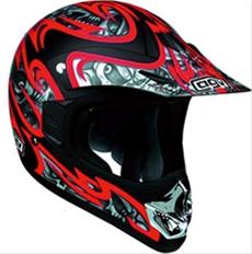 Bild AGV RC-5 PRO FLASH, SKULLS Röd