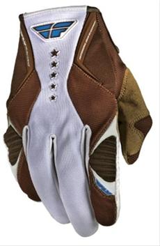 Bild FLY Kinetic, Handske Brun/Vit