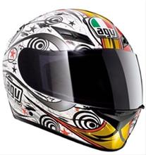 Bild AGV K-3 Asymetry, Vit/Röd/Guld