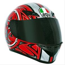 Bild AGV K-4 VYRUS, Svart/Röd