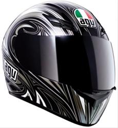 Bild AGV K-3 Basic Evil, Svart/Silver