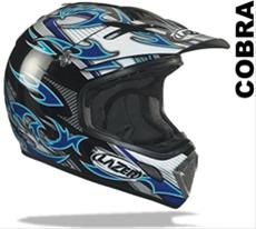 Bild LAZER MX7 COBRA, Svart/Blå REA