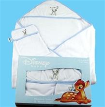 Bild Disney Bambi frottéhandduk med huva & tvättvante