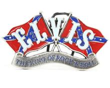 Bild Bältesspänne Elvis Dixie-Flags