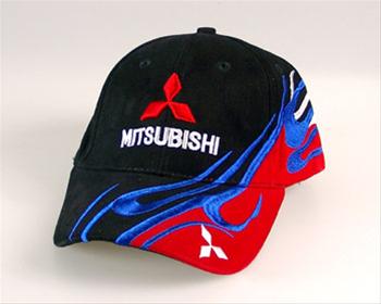 Bild Keps - Mitsubishi Tribal Svart & Röd