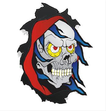 Bild Vamp Skull - 10x12