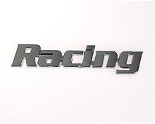 Bild Emblem Chrome Style - Racing