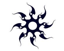 Bild Tribal Star - CarTattoo Magic Ink