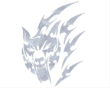 Bild Tiger - CarTattoo Silver Ink