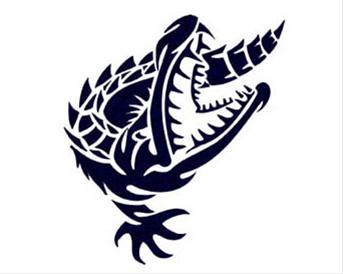 Bild Krokodil - CarTattoo Magic Ink