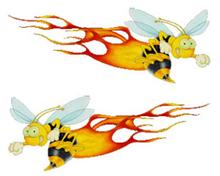 Bild Bumblebees - CarTattoo