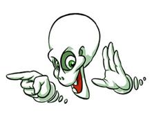 Bild Spooky Skull - CarTattoo