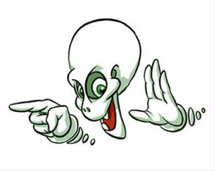 Bild Spooky Skull - CarTattoo