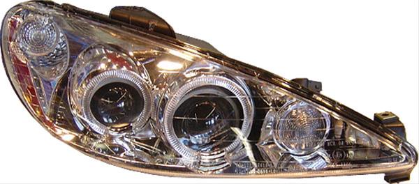 Bild Framstrålkastare Peugeot 206 99- Angel Eyes