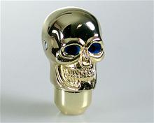 Bild Växelspak Skull-Gold Blue-eye