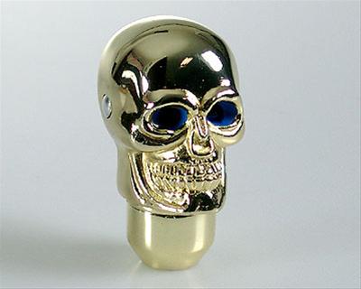 Bild Växelspak Skull-Gold Blue-eye