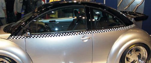 Bild Checker Stripes 4m.