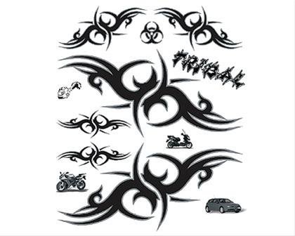 Bild Black Tribes 935 - Dekalkarta