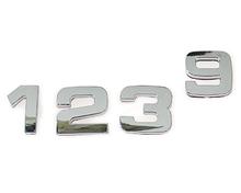 Bild Kromade Siffror 0-9