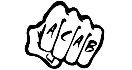 Bild ACAB Hand