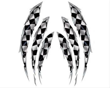 Bild Clawing Flags - CarTattoo