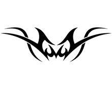 Bild Bakrutedekal Tribal 02