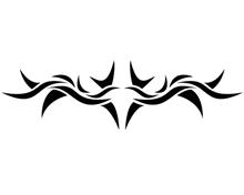 Bild Bakrutedekal Tribal 10