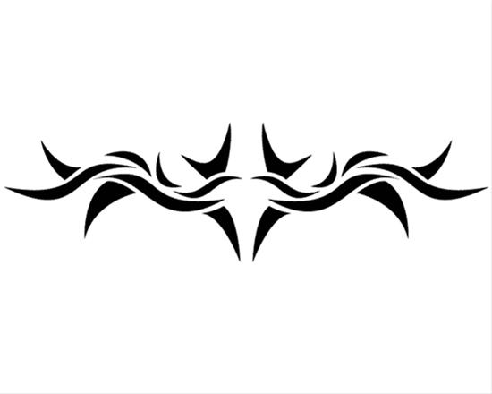 Bild Bakrutedekal Tribal 10