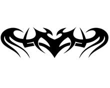 Bild Bakrutedekal Tribal 14