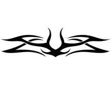 Bild Bakrutedekal Tribal 05