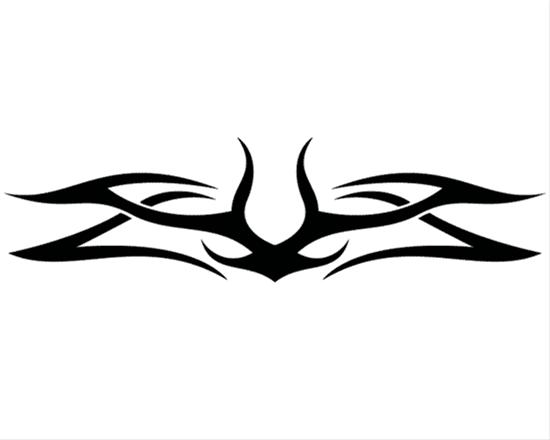 Bild Bakrutedekal Tribal 05