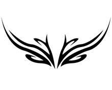 Bild Bakrutedekal Tribal 07