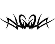 Bild Bakrutedekal Tribal 04