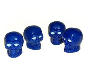 Bild Ventilhatt Dödskalle Färgad