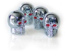 Bild Ventilhatt Dödskalle Silver