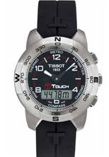 Bild Tissot T-touch. Titan med gummiband  T33779851