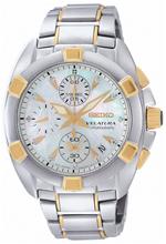 Bild SEIKO VELATURA KRONOGRAF BICOLOR DAM SNDZ40P1
