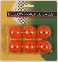 Bild Träningsbollar orange plast 6-p