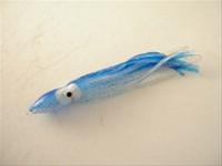 Bild Havsfiske bläckfisk 12 cm, blå/vit/glitter