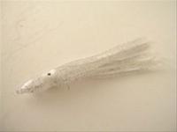 Bild Havsfiske bläckfisk 12 cm, vit/glitter