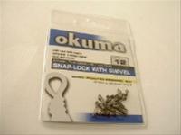 Bild Beteslås Okuma snap lock w swivel 12