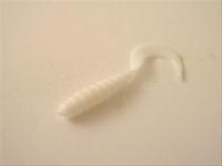 Bild Jigg Curly Tail 7 cm, vit