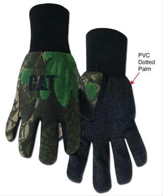 Bild CAT Arbetshandske Camo PVC Palm Jersey