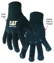 Bild CAT Arbetshandske Dotted Palm String Knit (Gold Logo)