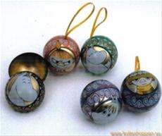 Bild Mumin Skatteboll - julgranskula Guld/Silver