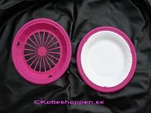 Bild Papperstallrik Hållare 3st 4 Pack